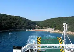 Valbiska ferry terminal near Skrbčići