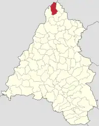 Location in Bihor County