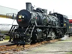 3025 at Goodspeed Station during the Lee Carlson Memorial Photo Charter on April 24, 2021.