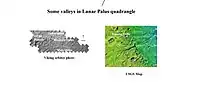 Image of three valleys: Vedra Valles, Maumee Valles, and Maja Valles. (Lunae Palus quadrangle)