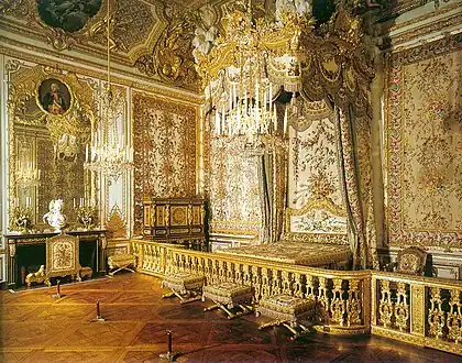 The Queen's bedchamber