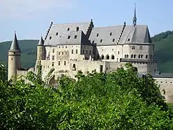 Vianden Castle. Photo: Vincent de Groot, 2004.