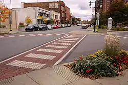 Downtown Saint-Lambert along Victoria Avenue