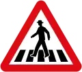 Pedestrian crossing ahead