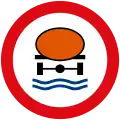 No vehicles carrying hazardous cargo