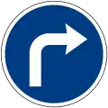 Turn right ahead