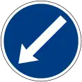 Keep left