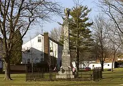 War Memorial at State Route 193 and Warren-Sharon Road