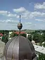 View take from scaffolding erected while the synagogue was being restored