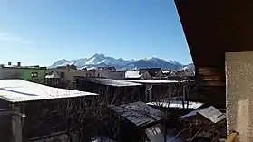 View to the Tatra from this village.