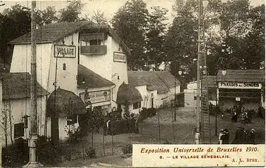 Entrance to the 'Senegalese Village'