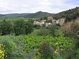 A general view of Villeneuve-les-Corbières