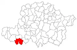 Location in Arad County