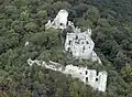 Aerial photography of the castle