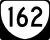 State Route 162 marker