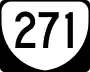 State Route 271 marker