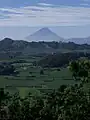 Volcán de Agua as seen from Tecpan, Guatemala (80 km (50 mi) away)