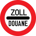 12: Stop for customs