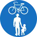 17a: Track only for cycles & pedestrians