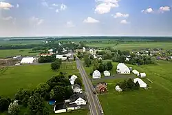 Aerial view of Issoudun