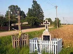 Orthodox crosses in Wólka