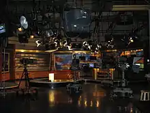 Image 2News set for WHIO-TV in Dayton, Ohio. News anchors often report from sets such as this, located in or near the newsroom. (from News presenter)