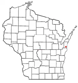 Location of Carlton, Wisconsin