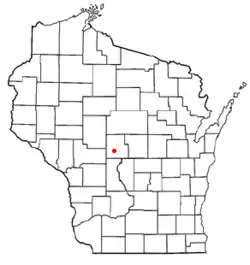 Location of the Town of Dexter, Wisconsin