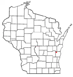 Location of Russell, Wisconsin