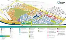 Map of the Technology Park Adlershof (WISTA)