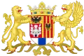 Coat of arms of the Antwerp Province, Belgium. A banner of arms is also depicted in the Greater coat of arms of Belgium