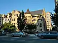 Warder Mansion Apartments in 2012. Note the 9-story rear addition, right.