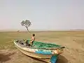 Boat at Watari dam Bagwai