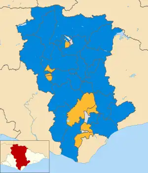 2003 results map