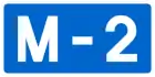 M-2 highway shield}}