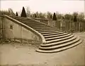 Weinbergterrassen, Park Sanssouci, Potsdam, 1897. Albumen silver print, 18 x 23 cm. The Wassmann Foundation, Washington, D.C.