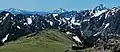 Welch Peaks (left) from Mount Townsend