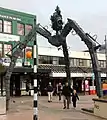 Camera on a tripod outside 5 Courtenay Place