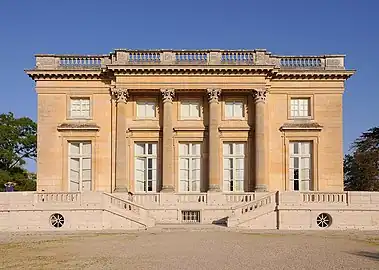 West façade of the Petit Trianon