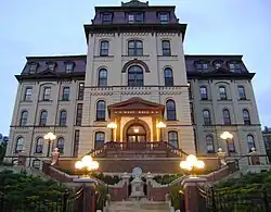 West Hall at twilight, June, 2009