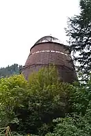 Wigwam burner near Swisshome, Oregon