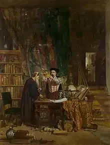 The Alchemist, by William Fettes Douglas, 1853, oil on canvas, Victoria and Albert Museum, London