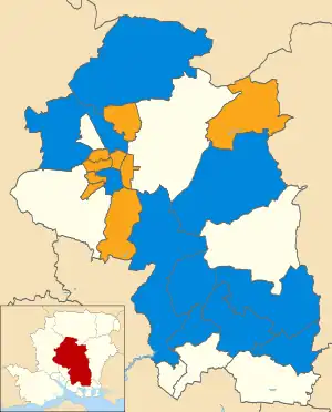 2010 results map