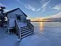 A winter scene on Assateague Island in January 2022