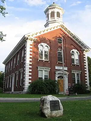 Windsor County courthouse in Woodstock