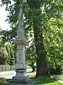 Monument dedicated to memory of Karol Ferdynand Waza in Wyszków, erected after his death in 1655.