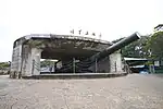 One of the two guns of Fort Hulishan.