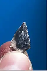 Sha'ar HaGolan, flint arrowhead