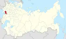 Location in the Russian Empire