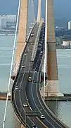 Detail of cars on the bridge (2018)